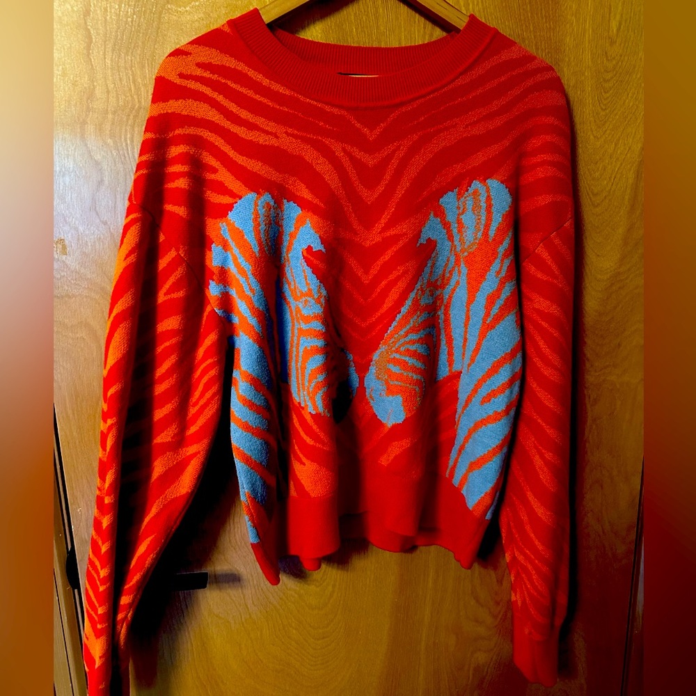 Rag & Bone Zebra Crewneck - image 4